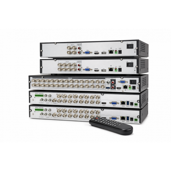 Lietoti un atjaunoti videonovērošanas reģistratori (DVR / XVR) ar 500GB HDD