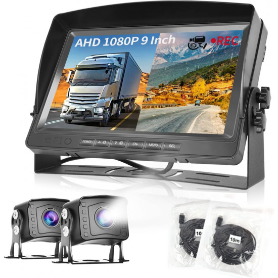 Rearview system 9" AHD with 1 camera