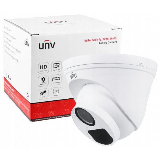 5МП Универсальная 4в1 камера Uniview (AHD, CVI, TVI, CVBS) для видеонаблюдения UAC-T115-F28(40)