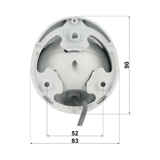 Novērošanas kamera Hikvision DS-2CE76H8T-ITMF (2.8mm) RHD