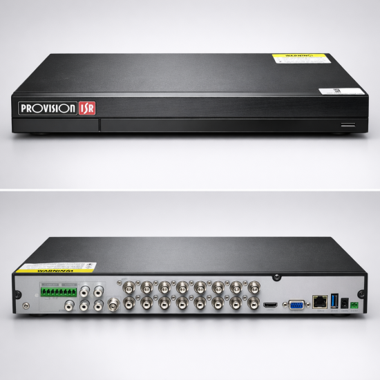 Provision ISProvision ISR SA‑16200AHD‑2(1U)+ 16‑Channel AHD DVRR SA‑16200AHD‑2(1U)+3 Video Recorder (Used, Refurbished)