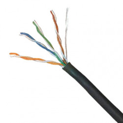 Tīkla kabelis CAT5e melns Tīkla kabelis CAT5e melns