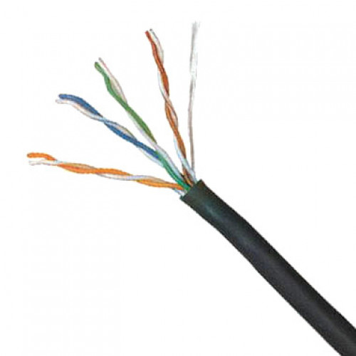 Tīkla kabelis CAT5e melns Tīkla kabelis CAT5e melns