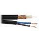 Коаксиальный композитный кабель для систем видеонаблюдения RG-59+2x0.5