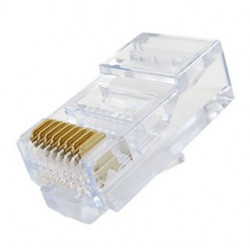 RJ45 savienojuma spraudnis (ar uzspiešanu kabelim) RJ45 savienojuma spraudnis (ar uzspiešanu kabelim)