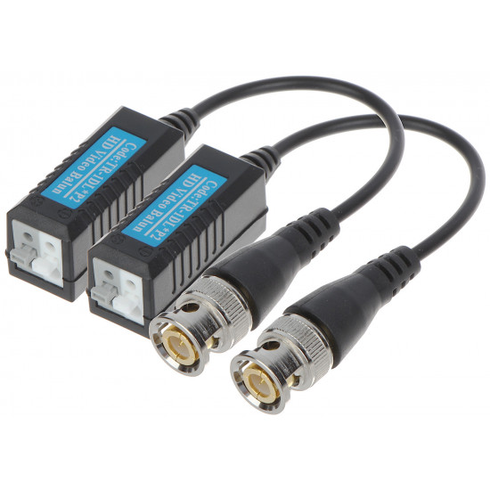 Video signāla pārveidotājs (Balun) 8mp; AHD, HD-TVI, HD-CVI, CVBS kamerām